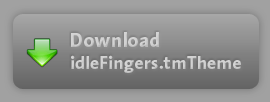 Download idleFingers TextMate Theme
